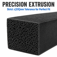 Profilé de joint en caoutchouc mousse EPDM silicone de forme personnalisée Marque