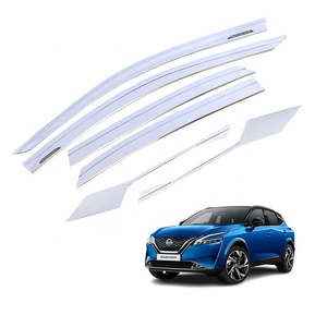 Pare-soleil en acrylique noir à injection automatique, design chromé ABS TXR, déflecteurs de fenêtre de voiture pour <span class=keywords><strong>Nissan</strong></span> <span class=keywords><strong>Qashqai</strong></span> 2023- - Product Image 6
