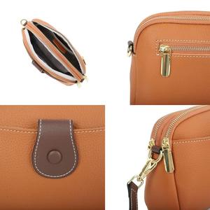 Bolso de hombro de gran tamaño para mujer, bandolera de cuero genuino de vaca, bolso con bolsillo para teléfono, cartera pequeña para mujer - Product Image 5