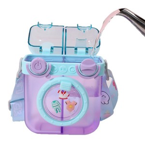 Yafchi Plastic Double Drinking Cup 500ml Portable Washing Machine Design For Outdoor Student Gift - Product Image 5