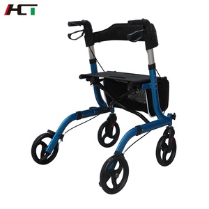 Patinete plegable fácil de transportar, enrollador de aluminio para el cuidado del hogar, adecuado para <span class=keywords><strong>personas</strong></span> <span class=keywords><strong>mayores</strong></span> con asiento - Product Image 2