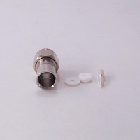 Connecteur coaxial RF mâle à souder pour câble super flexible en mousse de 1/2 pouce, DC-11 GHz, personnalisation acceptable, pour les tests