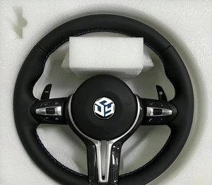 Volante Deportivo <span class=keywords><strong>M</strong></span> con LED de Fibra de Carbono Forjado para <span class=keywords><strong>BMW</strong></span> F30 F10 M5 F90 F20 X5 E70 X6 X6M E71 <span class=keywords><strong>E46</strong></span> M3 E39 E60 E92 M4 G20 G30 - Product Image 3