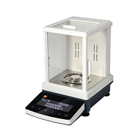 Balance de précision semi-micro à double capacité 220g/51g 0,1mg/0,01mg, calibration externe, balance analytique de laboratoire