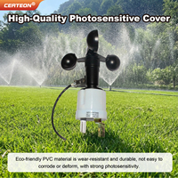 RS485 Outdoor Weather Sensor Modbus RTU Environmental Wind Speed Temperature Humidity Light for Industrial Agriculture