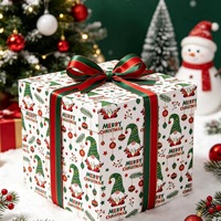 Papier cadeau de Noël, 10 motifs différents, feuilles d'emballage pour les cadeaux de fête de Noël