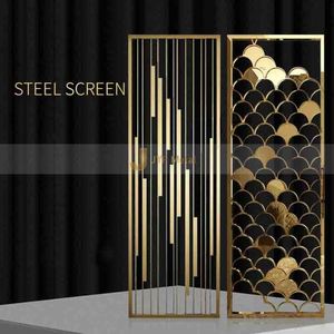 Square Customized Pattern Stainless Steel Waterproof Translucent Room Dividers Partitions <b>Screen</b> for Home Living Room - Product Image 3