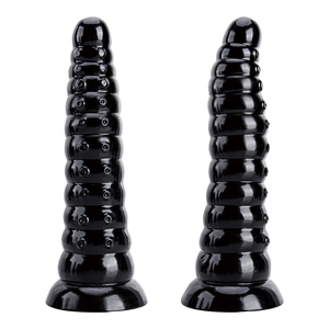 Dildo de PVC Negro Extra Grande con Cuentas, Impermeable, para Adultos, Masajeador de Próstata Enorme para Parejas - Product Image 2