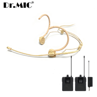Microphone de studio professionnel léger Headworm XLR 3 broches pour casque audio en direct