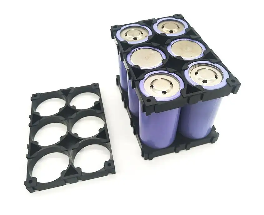 DIY lithium cell space holders bracket 6P 2S3P 3S2P 32700 32650 ebike battery holder 32650 lithium battery pack holder bracket