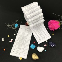 Livre de tickets d'ongles personnalisés, livraison rapide quantité minimale de commande, pour les rendez-vous de Salon de manucure, fabriqué au Vietnam
