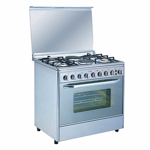 Cuisinière à gaz en acier inoxydable, appareil électrique, pour la cuisine, 6 brûleurs, <span class=keywords><strong>100L</strong></span> - Product Image 1