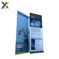 Brochures de guide imprimées de conception personnalisée OEM dépliants dépliant plié