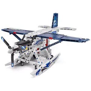Mold King Fernbedienung Hubschrauber Modell Kits Technische RC Air Fighter Flugzeuge Baustein für Kinder Weihnachts geschenk