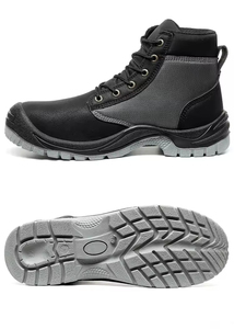 Botas de Trabajo Unisex con Puntera de Material Compuesto Antiestático, con Cordones, Resistentes a Impactos y Perforaciones, Tecnología Desodorizante, Antideslizantes, para Fábrica - Product Image 5