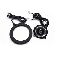 CARQSENG Système de démarrage/arrêt à bouton-poussoir RFID Antidémarrage de voiture avec fonctions antivol