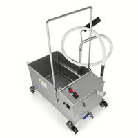 Vevor Cina Sihao Produk Baru terbaru 40L 80LBS penyaring minyak sistem penyaringan minyak penyaring penggorengan dengan tutup baja tahan karat 110V