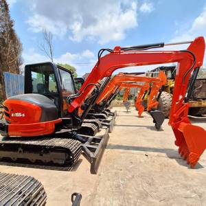 Offre Spéciale Japon Kubota KX155 5 tonnes petite pelleteuse d'occasion moteur de construction d'excavatrice - Product Image 5