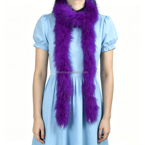 Écharpe à plumes exclusive pour événements gothiques, boa coloré pour fêtes à thème, boa de costume de samba pour le carnaval de <span class=keywords><strong>Venise</strong></span> et du Brésil - Product Image 2