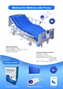 Colchón de Aire Tubular de Nailon Transpirable de 22 Celdas, Colchón Médico Anti-Escaras para <span class=keywords><strong>Hospital</strong></span> con Bomba Potente - Product Image 6