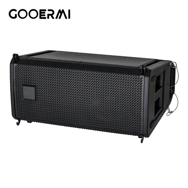 Gooermi LA108-A Compact 8" Active Line Array Speaker Module 1000-Watts Professional Neodymium Sound System for Stage & Theatre