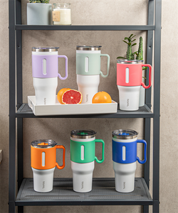 Tasse à café en acier inoxydable à double paroi Grand gobelet avec couvercle et infuseur Durable et durable Sans BPA Passe au lave-vaisselle - Product Image 6