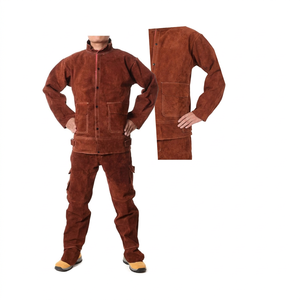 Chaqueta de Soldadura de Cuero de Alta Calidad, Resistente al Fuego y al Calor, Personalizable, Hecha de Cuero Vacuno de Primera Calidad - Product Image 1