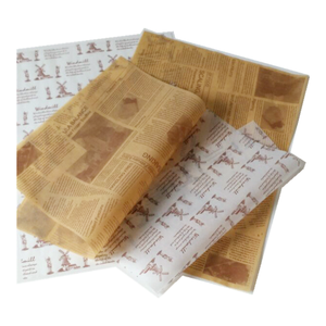 Tùy Chỉnh Logo In/Kích Thước <span class=keywords><strong>Burger</strong></span>/Bánh Sandwich Bọc Greaseproof Wax Deli Giấy - Product Image 1
