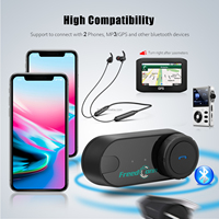 Casque d'intercom pour moto FreedConn TCOM VB, étanche, sans fil, avec radio FM