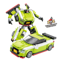 Bloques de Construcción COGO, Gran Venta, Bloques de Transformación, Coche Deportivo, Ladrillos de Construcción para Niños
