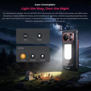 HOTWAV W11 Pro โทรศัพท์<span class=keywords><strong>ม</strong></span>ือถือสุดแกร่ง <span class=keywords><strong>ม</strong></span>าตรฐาน IP68/IP69K หน่วยควา<span class=keywords><strong>ม</strong></span>จำ 6GB+256GB แบตเตอรี่ 20800mAh รองรับ NFC ระบบปฏิบัติการ Android 16 ขายดี - Product Image 6