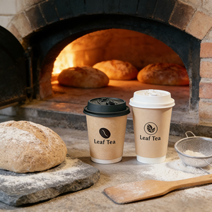 नया डिजाइन अपने स्वयं के पर्यावरण के अनुकूल जैव-अपग्रेडेबल डिस्पोजेबल गुलाबी क्रिसमस लेटेड पेपर कप सेट ढक्कन के लिए कवर - Product Image 1