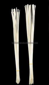 Teint en gros naturel blanc paon bâton tige plumes de paon pour matériel de montage de mouches accessoire de pêche bricolage artisanat naturel - Product Image 4