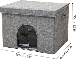 Maison de refroidissement multifonctionnelle pour animaux de compagnie, résistante aux intempéries, isolée thermiquement, abri de refroidissement pour chat, maison de glace - Product Image 3