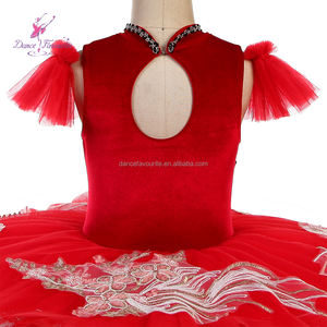 ชุดบัลเล่ต์บัลเล่ต์ BLL608นักบัลเล่ต์หญิงหญิงหญิงชุดบัลเล่ต์ผ้ากำมะหยี่สีแดงชุดเจ้าหญิง - Product Image 6