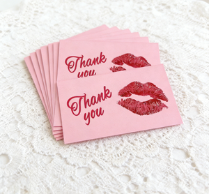 <span class=keywords><strong>Carte</strong></span> de remerciement personnalisée en papier gravé en cuivre, impression offset. Convient aux événements et aux festivals - Product Image 2