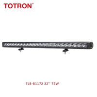 Barre lumineuse LED à faisceau combiné étanche IP67 de 32 pouces 72W à une seule rangée pour 4x4 ATV UTV