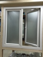 Ventanas Abatibles de PVC/UPVC de Diseño Profesional y Estilo Europeo, Bajo Costo, Certificación CE