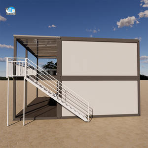 新两层3 4 5卧室钢材料集装箱房5年保修快速组装模块化集装箱房 - Product Image 3