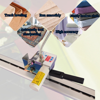 Machine de découpe de rouleaux de tissu électrique numérique mini textile non tissé, lame ronde, machine de découpe de tissu pour vêtements, prix