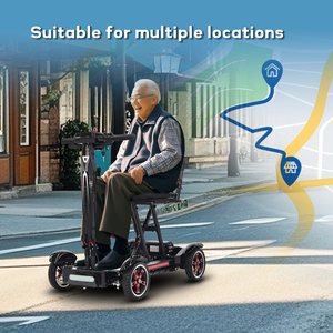 KRYL 2025 Nouveau Design Produit Haute Gamme <span class=keywords><strong>Tout</strong></span> <span class=keywords><strong>Terrain</strong></span> Utiliser Personnes Âgées Handicapées Scooter de Mobilité à <span class=keywords><strong>4</strong></span> <span class=keywords><strong>Roues</strong></span> Conduite Stable et Lisse - Product Image 2