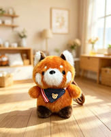 Peluche pingouin mignon avec nœud fraise, jouet en peluche pour machine à griffes, vente en gros, OEM, personnalisable