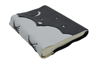 Moon Star Genuine Leather Studded Journal Hardcover Office Planner Artist Sketchbook Travel Gift Notebook Diary - Product Image 6