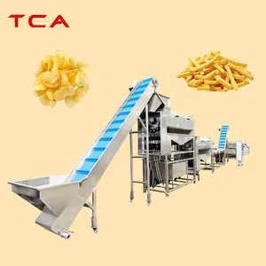 XDX Full- automatic Fried Potato Chips Production Line / French Fries Making Machine / Frozen Fries Processing plant