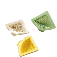 Keranjang Pembuangan Air Plastik Segitiga Magnetik Baru, Saringan Wastafel Rumah Tangga, Jaring Penyaring Air Cuci Piring, Keranjang Pembuangan Air Dapur