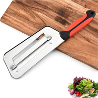 Cortador de repollo multiusos, rebanador de cebolla, cuchillo de doble hoja, rebanador de verduras, cuchillo limpiador de escamas de pescado