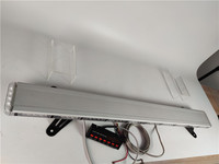 Barras de luz LED estroboscópicas de advertencia de 48 pulgadas, carcasa de aluminio, color blanco ámbar, luces de policía para TBD22926-22a de vehículos de emergencia