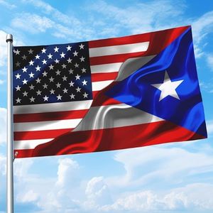 CustomUsa Double-Face 3x5 Ft American <span class=keywords><strong>Portugal</strong></span> Drapeaux Intérieur/Extérieur Polyester Décoration Bannière Laiton Oeillets 3x5 Pied Drapeaux - Product Image 2