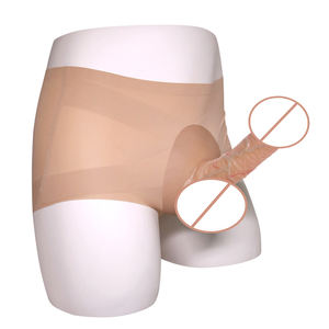 Veilige medische siliconen draagbare penisprothese, transgender-vriendelijk draagbaar seksspeeltje voor volwassenen - Product Image 3