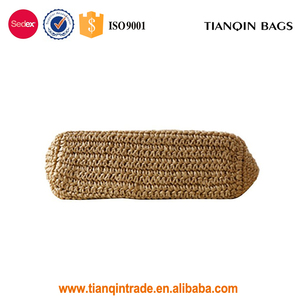 Sac fourre-tout de plage en paille classique et distinctif de luxe pour femmes, idéal pour l'été, pour filles et dames, vente en gros sur mesure - Product Image 5